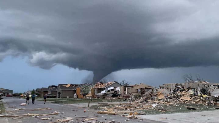 Tornado in Andover, KS in 2022